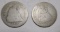 LOT OF TWO LIBERTY SEATED QTRS. (2 COINS)
