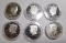 LOT OF SIX CLAD PROOF KENNEDY HALF DOLLARS (6 COINS)