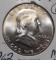 1962 FRANKLIN HALF DOLLAR CHOICE MS-63