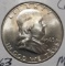 1963-D FRANKLIN HALF DOLLAR CHOICE MS-63