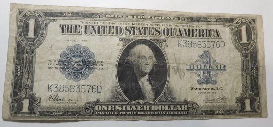 1923 $1.00 SILVER CERTIFICATE FINE