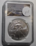 2015 AMERICAN SILVER EAGLE NGC MS-70