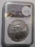 2015 AMERICAN SILVER EAGLE NGC MS-70