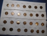 LOT OF FORTY SEVEN GEM BU/PROOF LINCOLNS, FOUR CULL INDIANS & DENVER TOKEN CENT (52 COINS)