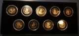 SET OF 2000-S THRU 2008-S PROOF SACAGAWEA DOLLARS IN CASE (9 COINS) $6.00 SHIPPING