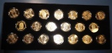 SET OF 2008 P&D PRESIDENTIAL DOLLARS PROOF & SATIN (20 COINS) $7.00 SHIPPING