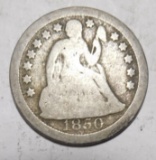 1850-O LIBERTY SEATED DIME G/VG