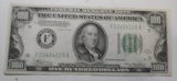 1934-A $100.00 FEDERAL NOTE AU