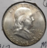 1962-D FRANKLIN HALF DOLLAR CHOICE MS-63