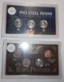 LOT OF STEEL & RARE CENTS SETS