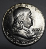 1955 FRANKLIN HALF DOLLAR GEM BU