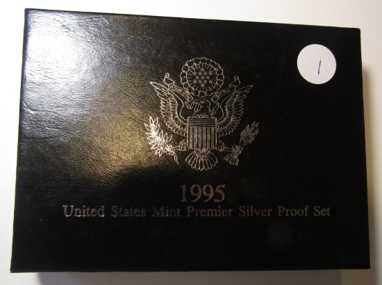 1995-S SILVER PREMIER PROOF SET IN BOX