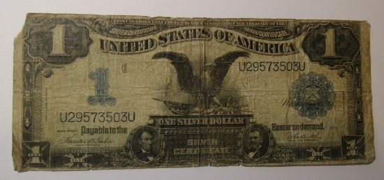 1899 $1.00 BLACK EAGLE NOTE