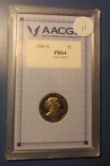 1980-S SBA DOLLAR PROOF-64