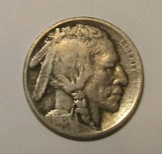 1913-D TYPE BUFFALO NICKEL F/VF