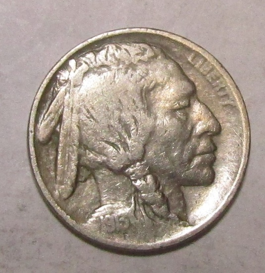 1913-P TYPE 1 BUFFALO NICKEL F/VF