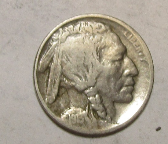 1913-D TYPE 1 BUFFALO NICKEL VF