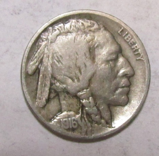 1916 BUFFALO NICKEL VF