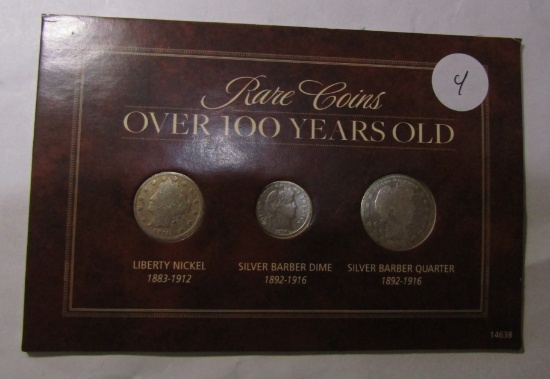 RARE COINS OVER 100 YEARS OLD (3 COINS)