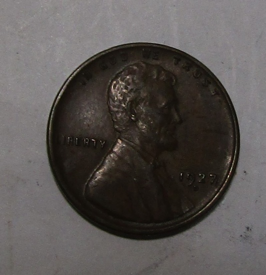 1927-D LINCOLN CENT XF
