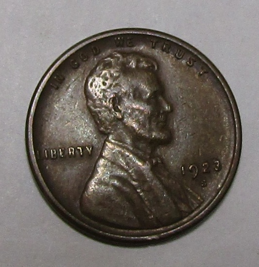 1923-S LINCOLN CENT VF