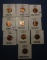 LOT OF TEN LINCOLN CENT ERROR COINS (10 COINS)
