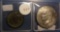 LOT OF 1850 LARGE CENT & 1976-S CLAD IKE DOLLAR (2 COINS)