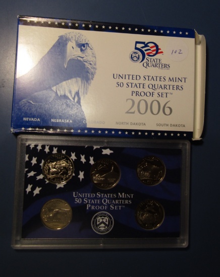 2006 STATE QUARTER PROOF SET
