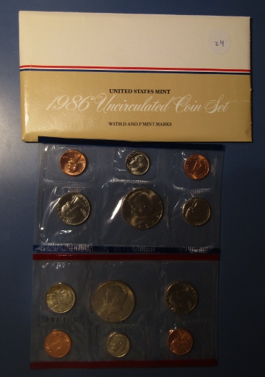 1986 MINT SET