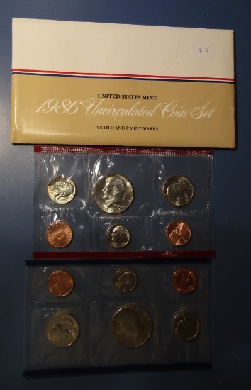 1986 MINT SET