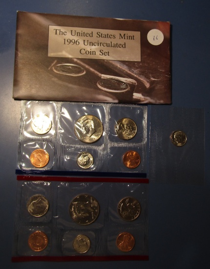 1996 MINT SET WITH W DIME