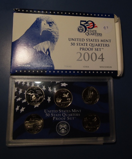 2004 STATE QUARTER PROOF SET