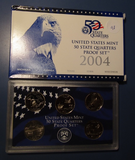 2004 STATE QUARTER PROOF SET