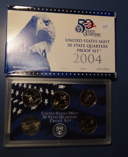 2004 STATE QUARTER PROOF SET