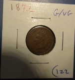 1872 INDIAN CENT G/VG