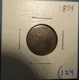 1874 INDIAN CENT
