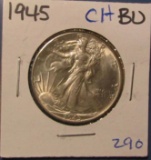 1945 WALKER HALF DOLLAR CH BU