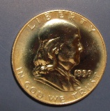 1959 FRANKLIN HALF DOLLAR GEM PROOF-65