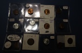 LOT OF THIRTEEN MISC. LINCOLN CENTS (13 COINS)