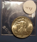1944 WALKER HALF DOLLAR CH AU-58