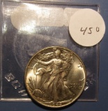 1944 WALKER HALF DOLLAR CH BU MS-64