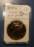 2006 AMERICAN SILVER EAGLE BU (GOLD PLATED)
