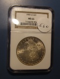 1885-O MORGAN DOLLAR NGC MS-65