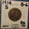 1914-S BARBER QUARTER GOOD-6