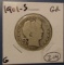 1901-S BARBER HALF DOLLAR GOOD-4