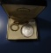 SWANK 1884 MORGAN SILVER DOLLAR UNC KEY CHAIN IN BOX