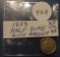 1853 ARROWS SEATED HALF DIME CHOICE XF-45