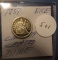 1857 LIBERTY SEATED DIME VF