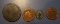 LOT OF FOUR ANCIENT/FORIEGN COINS (4 COINS)