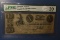 1830S-1840S BANK OF AUGUSTA, GEORGIA TEN DOLLAR NOTE PMG VF-20